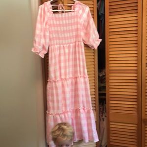 Smocked womens dress